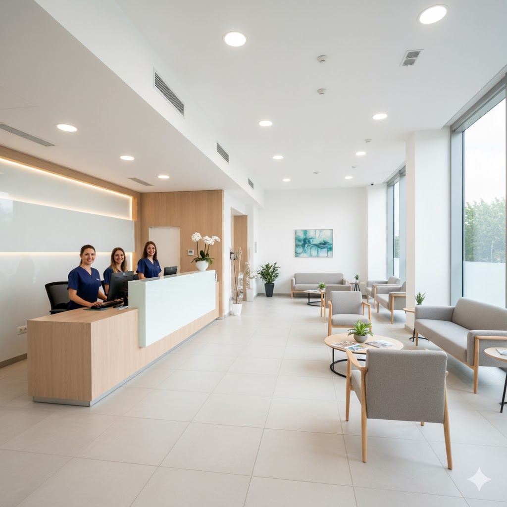 Recepción y sala de espera